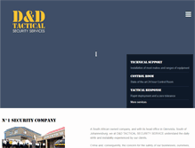 Tablet Screenshot of ddtactical.co.za